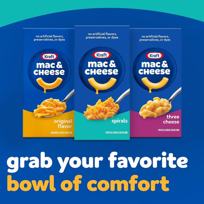Kraft Spirals Macaroni and Cheese Dinner, 5.5 Oz Box