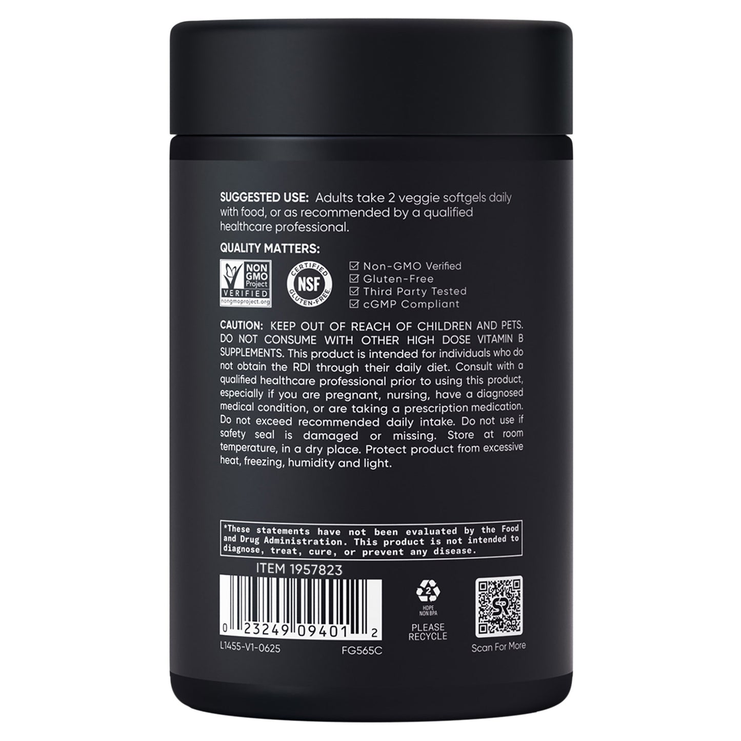 Sports Research Vitamin B Complex, 180 Veggie Soft Gels