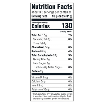 Good Thins Simply Salt Rice Snacks Gluten Free Crackers, 3.5 Oz