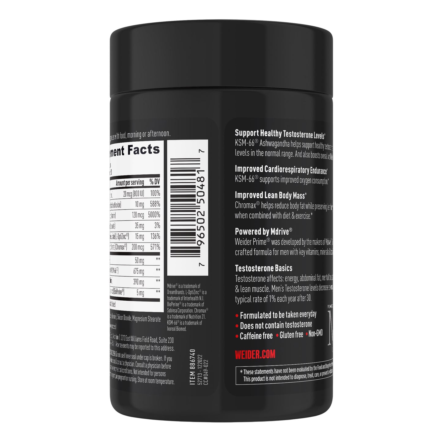 Weider   Support, 120 Capsules
