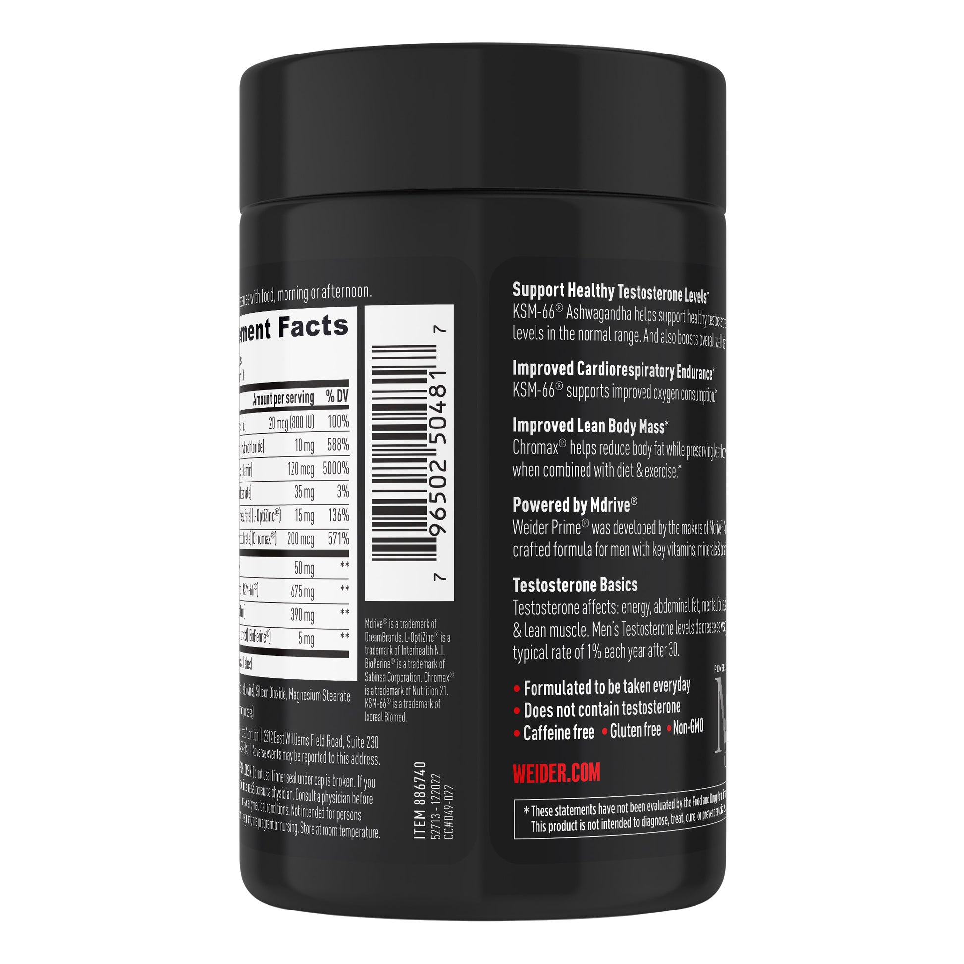 Weider   Support, 120 Capsules