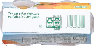 Del Monte Diced Peaches in Juice, 4 Oz, 4 Ct