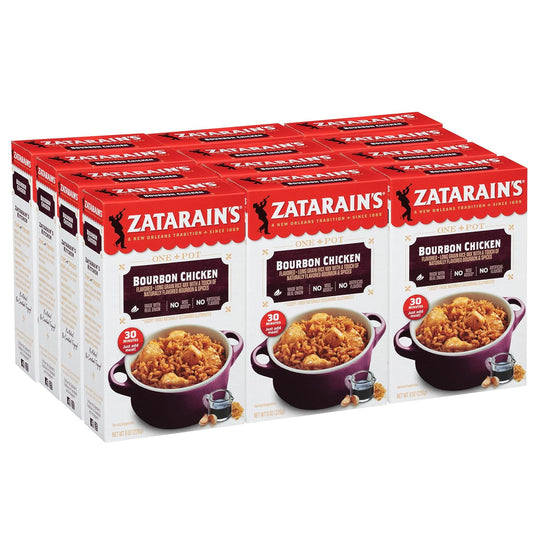 Zatarain'S Bourbon Chicken Rice, 8 Oz Case of 12