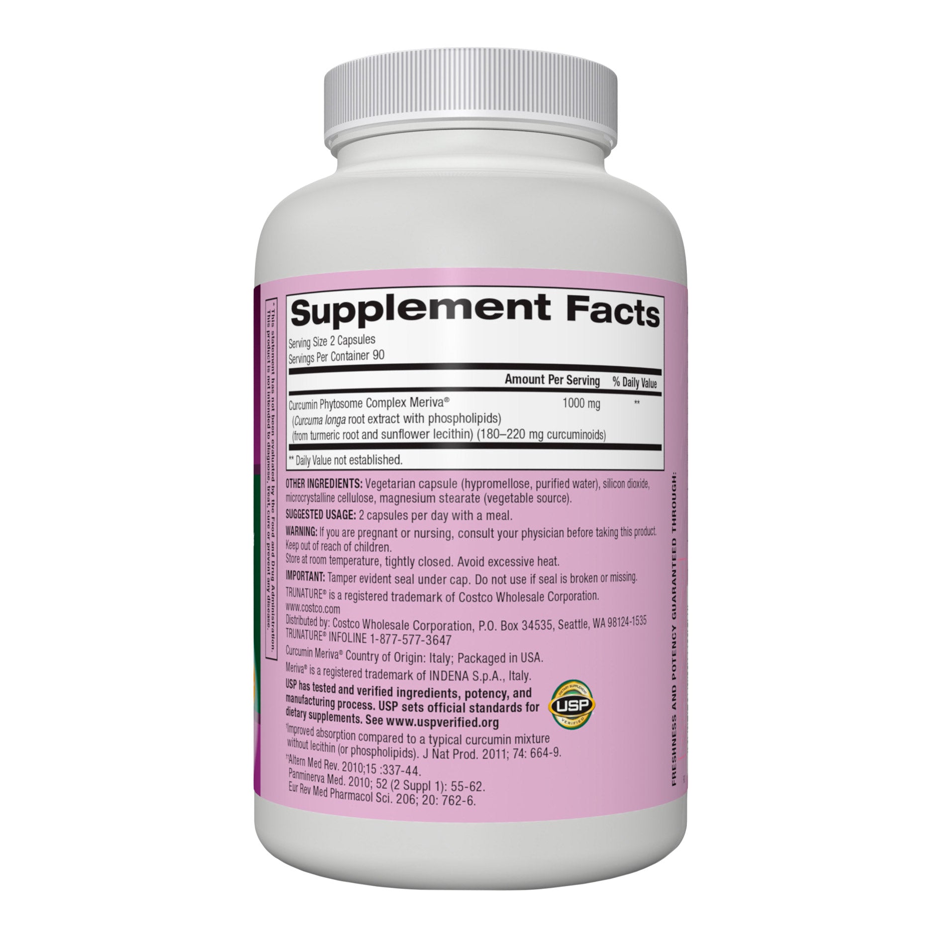 Trunature Premium Turmeric 1000 Mg, 180 Vegetarian Capsules