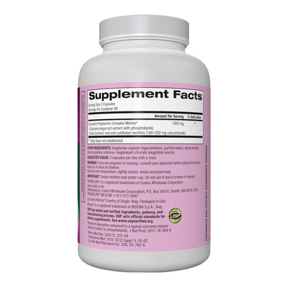 Trunature Premium Turmeric 1000 Mg, 180 Vegetarian Capsules