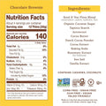 Simple Mills Sweet Thins Cookies, Seed and Nut Flour, Chocolate Brownie - Gluten Free, Paleo Friendly, Healthy Snacks, 4.25 Ounce (Pack of 1)