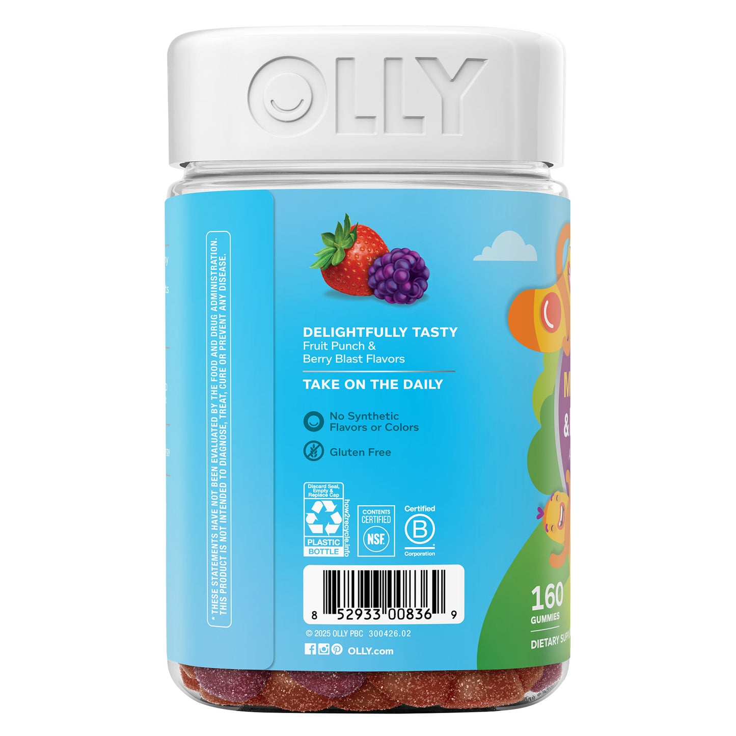 OLLY Kids Multivitamin & Probiotic, 160 Gummies