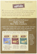 Back to Nature Gluten Free Crackers, Multi-Seed Rice Thins - Dairy Free, Non-Gmo, Made with Whole Grain Brown Rice Flour, Delicious & Quality Snacks, 4 Ounce​