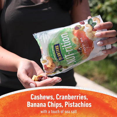 Planters Nutrition Energy Mix with Dried Cranberries, Lightly Salted, 5.5 Oz