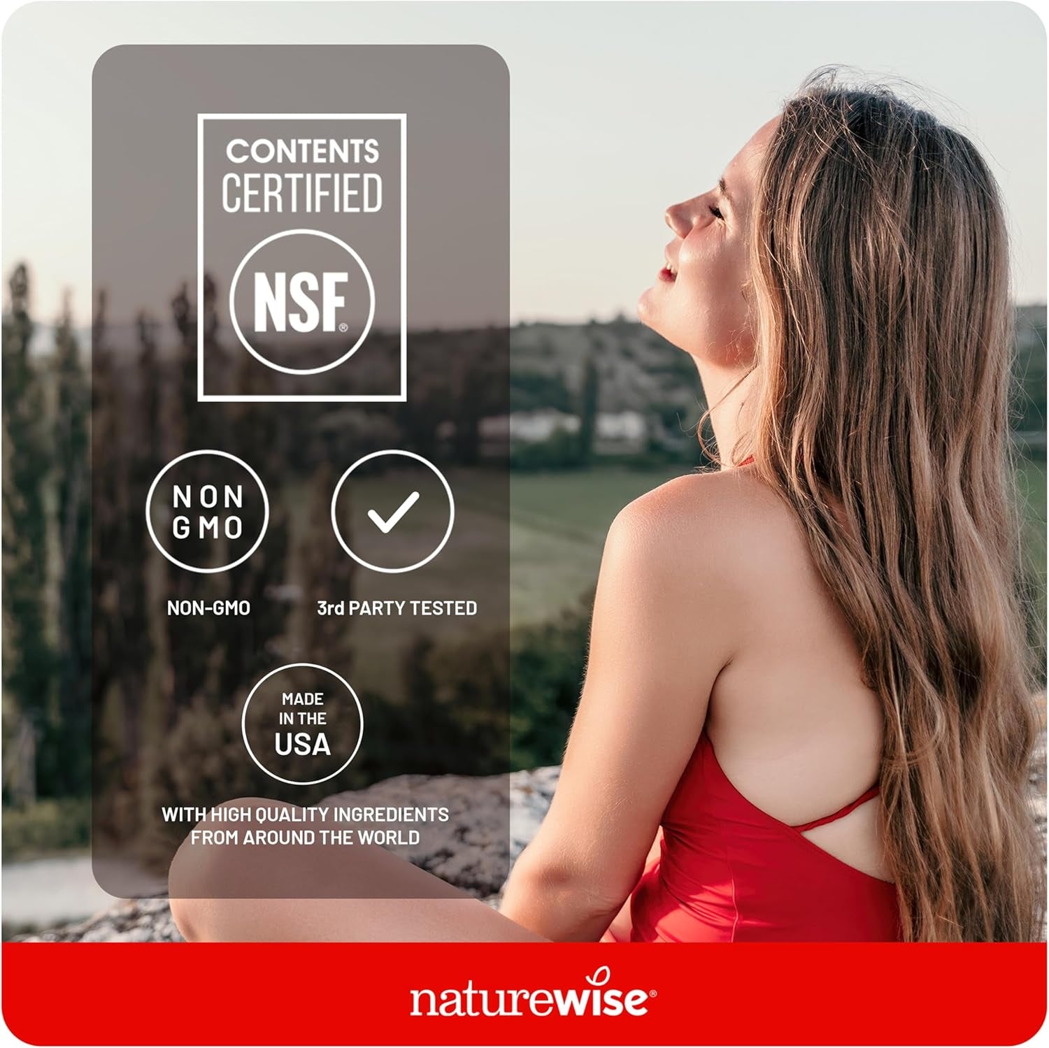 Naturewise Vitamin B Complex for Women and Men - with Folic Acid Biotin B1 B2 B3 B6 B12 - Support Cellular Energy & Mental Clarity - Gluten & Dairy Free, Non-Gmo - 60 Softgels[2-Month Supply]
