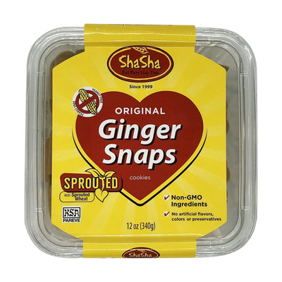 SHASHA Ginger Snap Cookies, 12 OZ