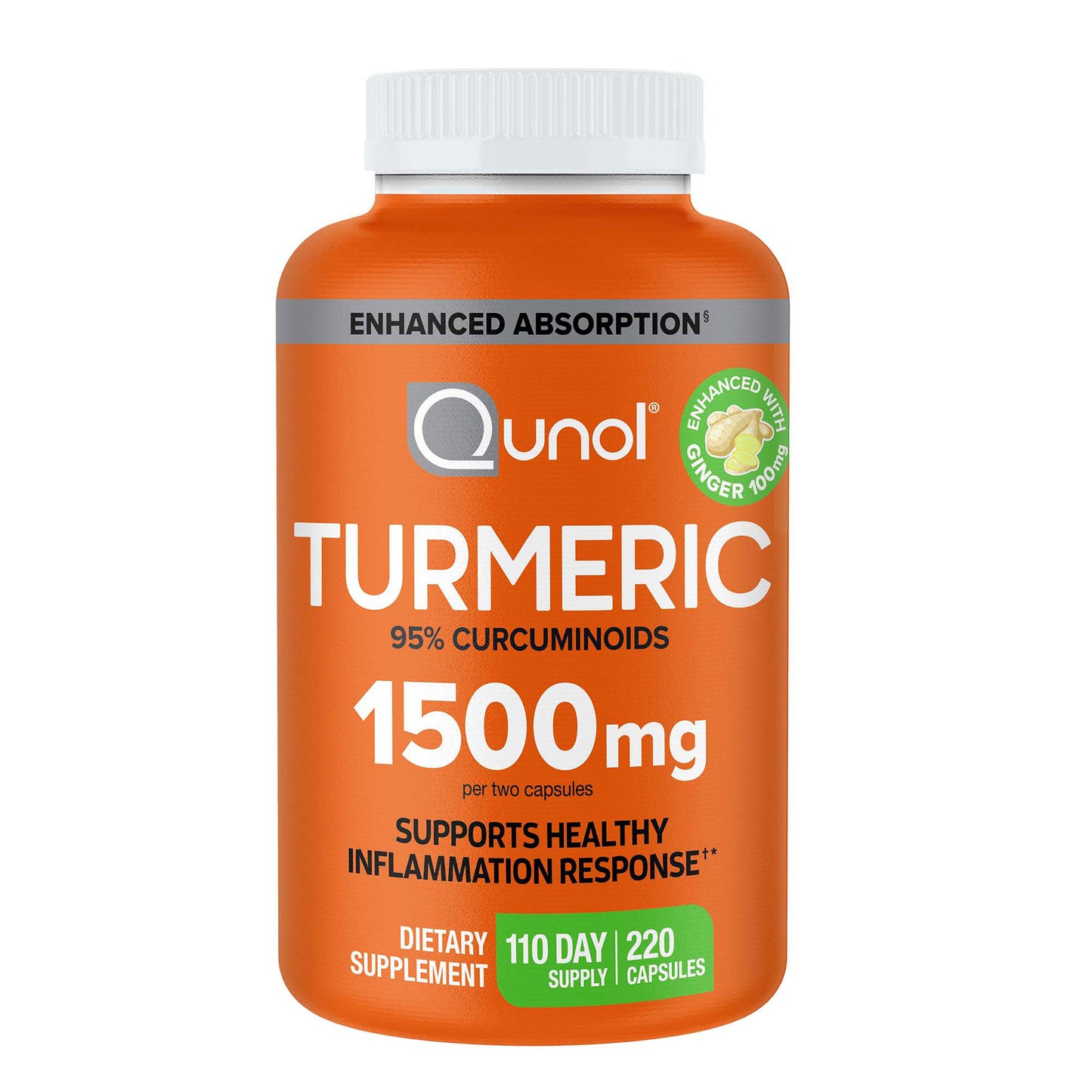 Qunol Turmeric 1500 Mg, 220 Capsules