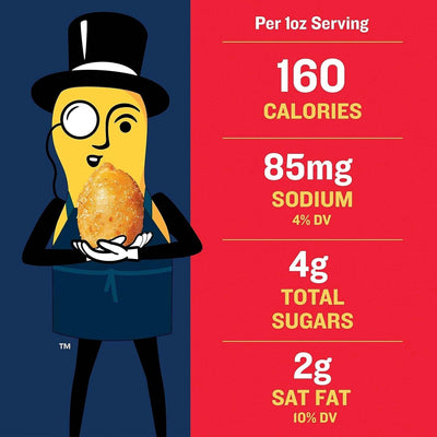 PLANTERS Honey Roasted Peanuts, Party Snack, Plant-Based Protein, after School Snack, Sweet and Salty, Salted Nuts, Flavored with Sea Salt and Honey, Quick Snacks for Adults, Kosher, 16Oz Jar