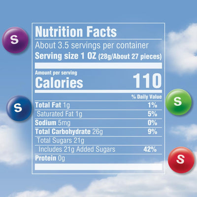 SKITTLES Wild Berry Chewy Candy Theater Box, 3.5 Oz Box