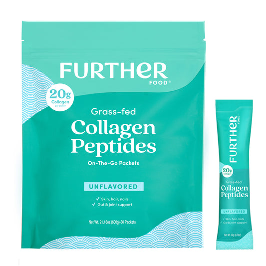 Further Food Collagen Stick Pack, Unflavored, 30-Count
