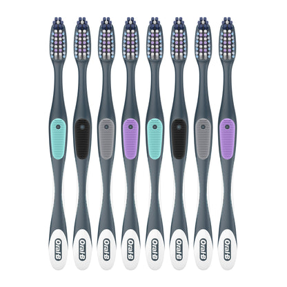 Oral-B Crossaction Advanced Soft Bristle Toothbrush, 8-Pack