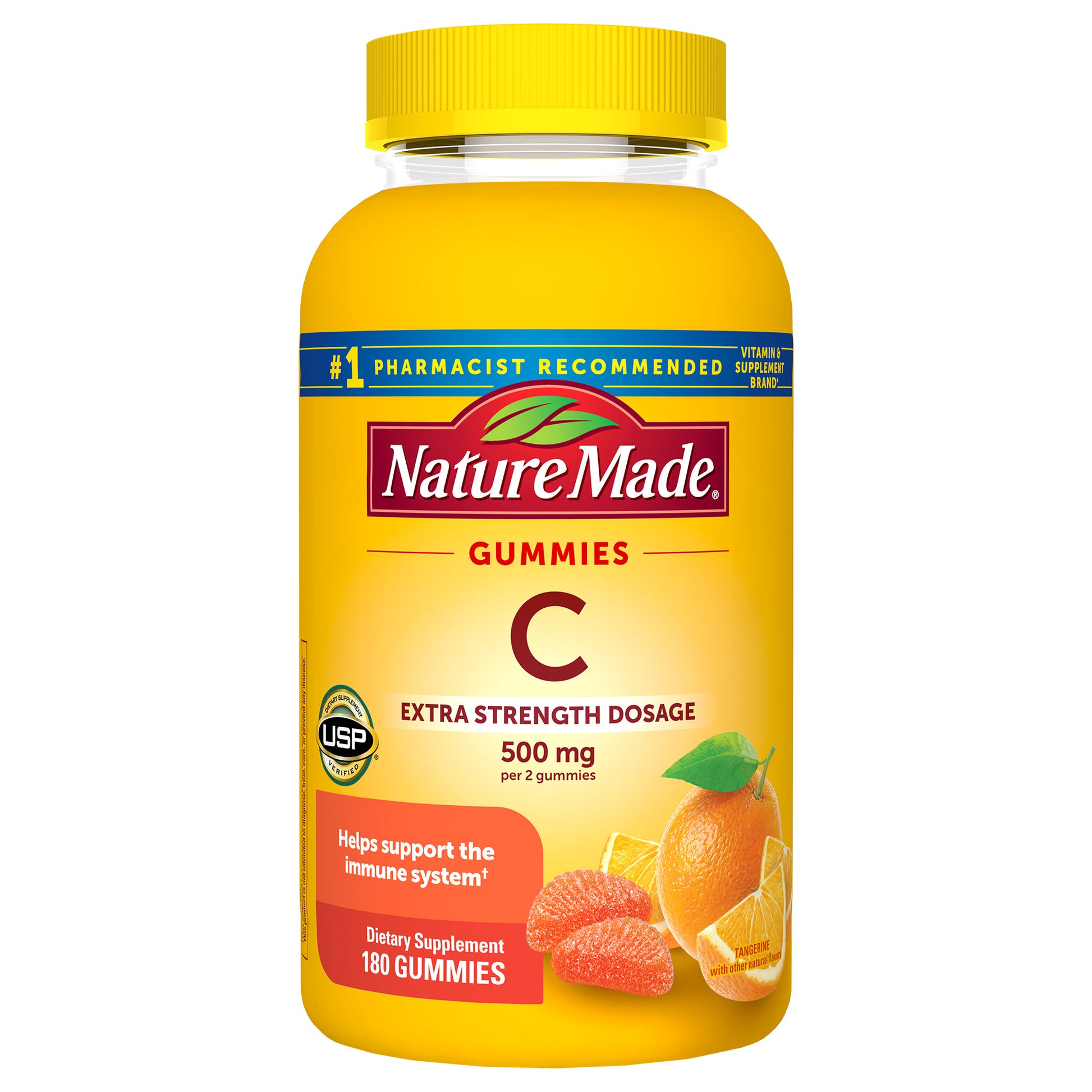 Nature Made Extra Strength Vitamin C 500 Mg, 180 Gummies