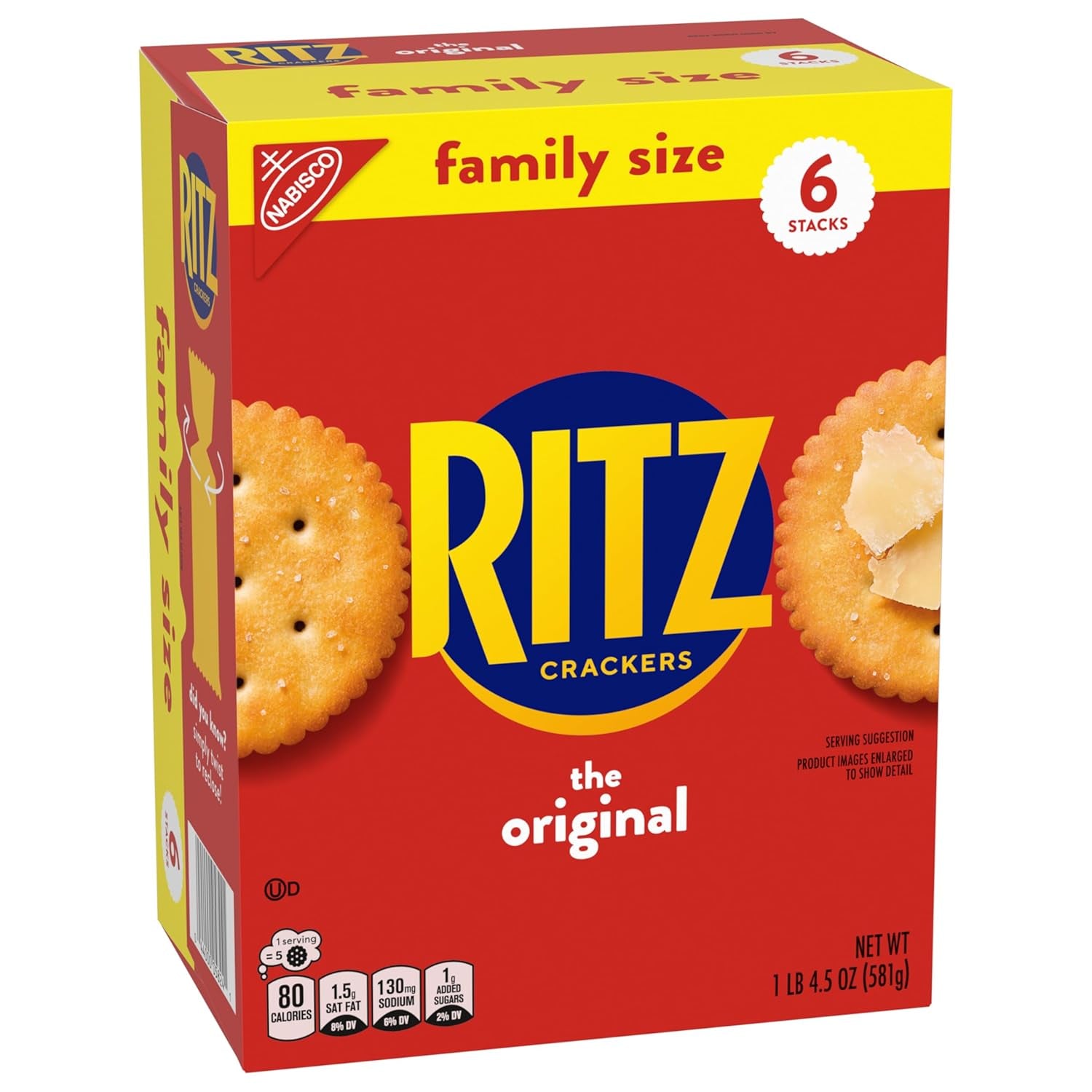 RITZ Original Crackers, 20.5 Oz Case of 6