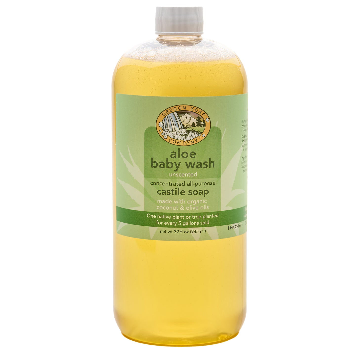 Oregon Soap Company Organic Castile Soap, 32 Fl Oz, 3-Pack