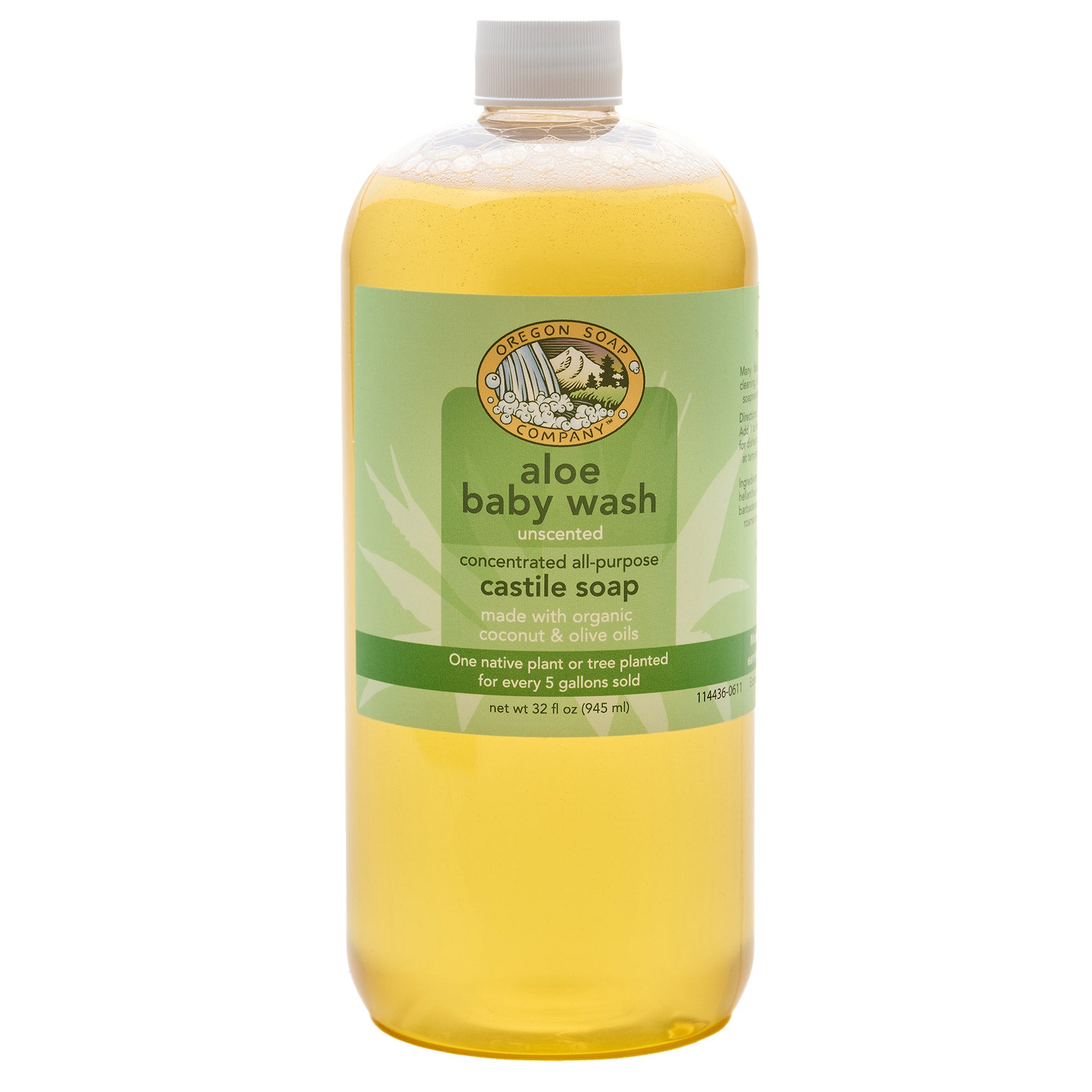 Oregon Soap Company Organic Castile Soap, 32 Fl Oz, 3-Pack