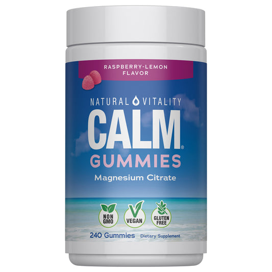Natural Vitality Calm Magnesium Citrate, 240 Gummies