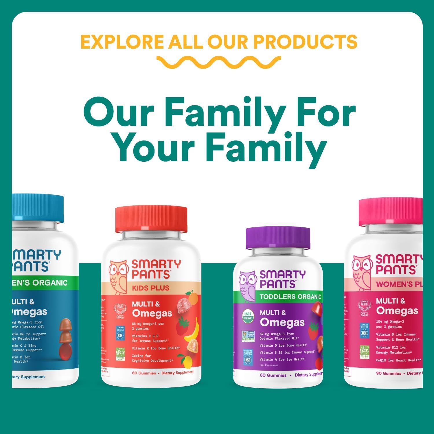 Smartypants Prenatal Multivitamin Gummies - Improved Formula: Omega 3 (DHA/EPA), Methylfolate, Biotin, Vitamin D3, C, Vitamin B12, B6, Vitamin A, K & Zinc, Gluten Free, 90 Count (30 Day Supply)