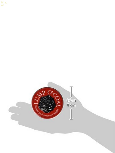 Candy Tin Lump O Coal Coal Shaped Gum