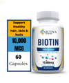 BIOTIN Hair Regrowth Vitamins for Stronger, Nourished, Hair, Skin & Nails 60Ct