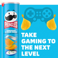 Pringles Potato Crisps Chips, Lunch Snacks, On-The-Go Snacks, Cheddar and Sour Cream, 5.5Oz Can (One Can)