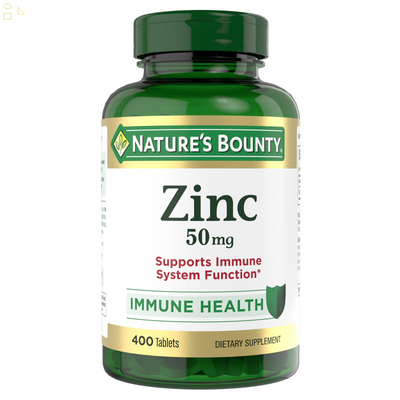 Nature'S Bounty Zinc 50 Mg, 400 Caplets