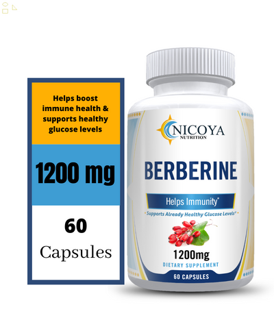 Premium Berberine HCL 1200Mg Healthy Cholesterol, Anti-Inflammat