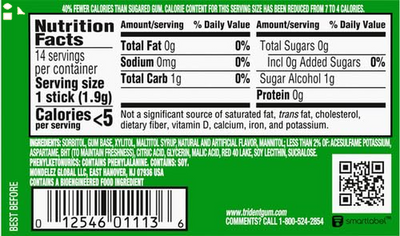 Trident Watermelon Gum, 14 Ct