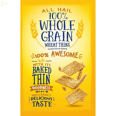 Wheat Thins Original Whole Grain Wheat Crackers, 8.5 Oz