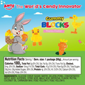 Amos Easter Candy 4D Gummy Blocks with Egg Shaped Box, Easter Basket Candy Treat, 1.98Oz. Box