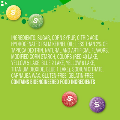 Skittles Sour Skittles Candy, 7.2 Oz