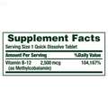 Natr Bounty Vitamin B-12 2500 Mcg, 300 Quick Dissolve Tablets B12