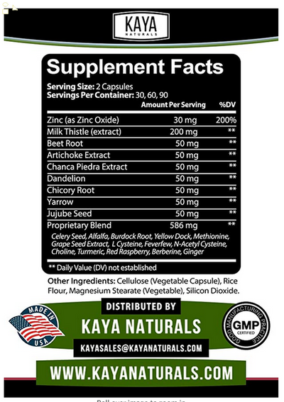 NAC N-Acetyl Cysteine L-Cysteine 60Ct Liver Detox Milk Thistle Beet Root Zinc
