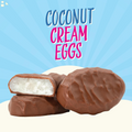 Easter Candy Box - Milk Chocolate Coconut Cream Eggs, 7 Ounces (12 Pieces)