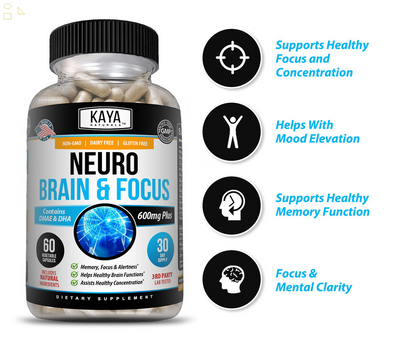 Brain Health & Memory Booster, Focus Function, Clarity Nootropic Supplement