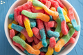 Trolli Sour Brite Crawlers Gummy Candy, 5 Ounce