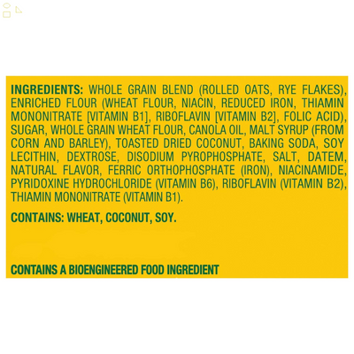 Belvita Toasted Coconut Breakfast Biscuits, 5 Packs (4 Biscuits per Pack)