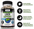 Liver Support 60Ct Cleanse Detox Repair Health Milk Thistle Dandelion Root Zinc
