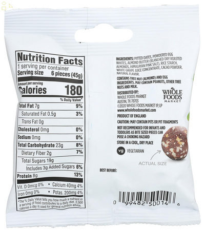 , Protein Chewy Bites Coffee Almond, 1.58 Ounce