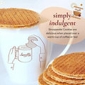 Swoffle Single Stroopwafel Sample, Caramel - Single Stroopwafel Cookie | One 1.16Oz Stroopwafel | Individual Wrapped Stroopwafel | Wheat Free, Gluten Free, and All Natural!