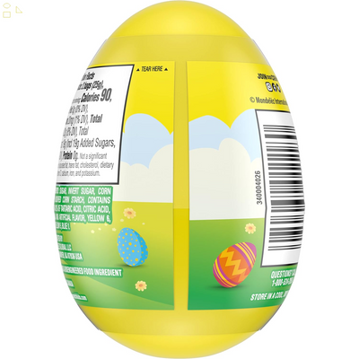 SOUR PATCH KIDS Soft & Chewy Easter Candy, 0.88 Oz Easter Egg