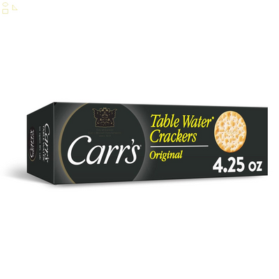 Carr'S Table Water Crackers, Baked Snack Crackers, Party Snacks, Original (6 Boxes)