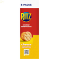 RITZ Cheese Sandwich Crackers, 8 Snack Packs (6 Crackers per Pack)