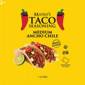 Mateo'S Taco Medium Ancho Chile Seasoning Medium Ancho Chile Packing May Vary