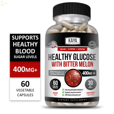 Healthy Glucose W/ Bitter Melon, Alpha Lipoic Acid, Cinnamon, Blood Support 60Ct
