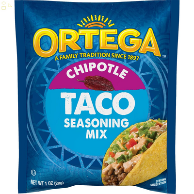 Ortega Seasoning Mix, Chipotle, 1 Ounce Packaging may vary 